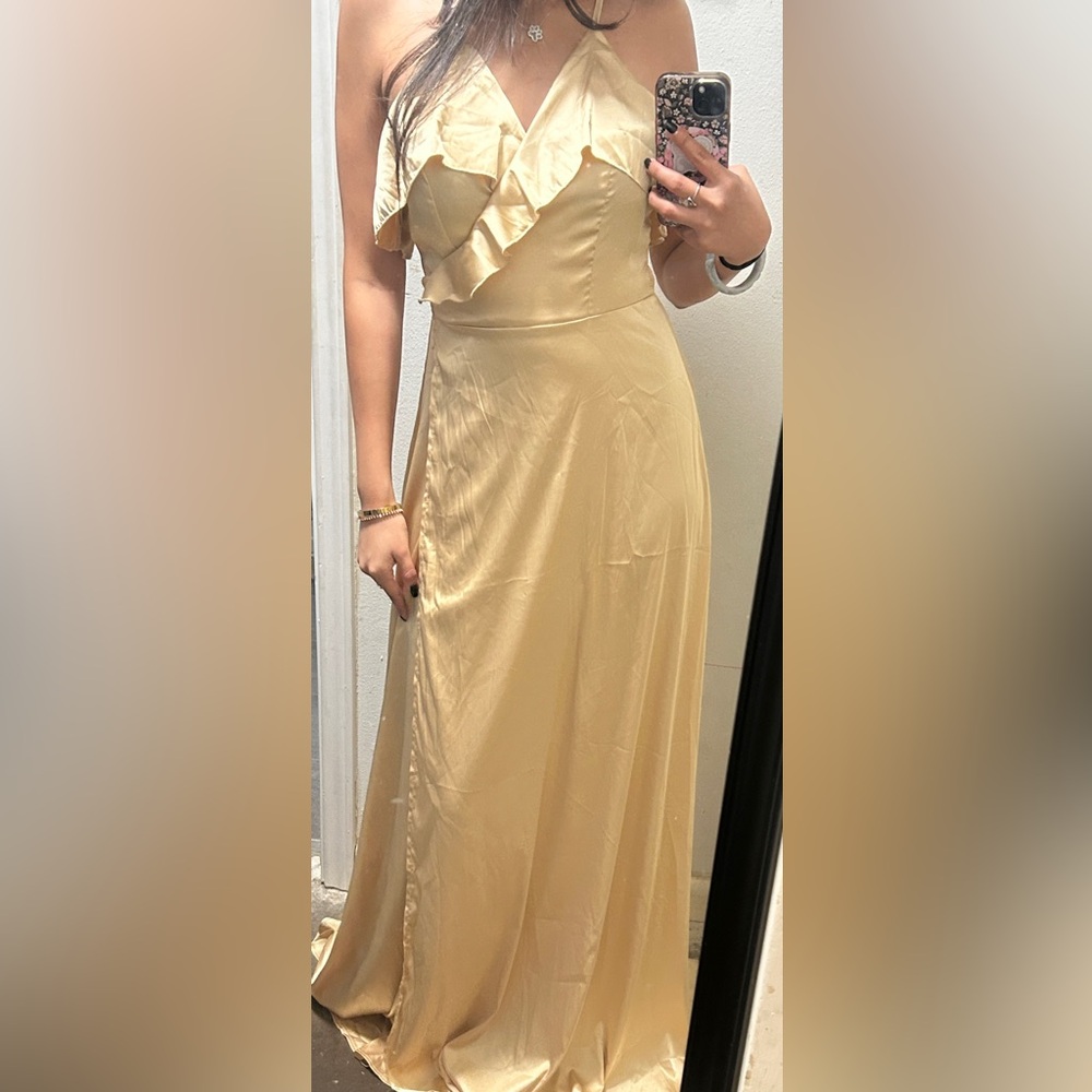 Elegant Gold Women's dress